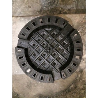 100 Chậu trồng lan đen F14