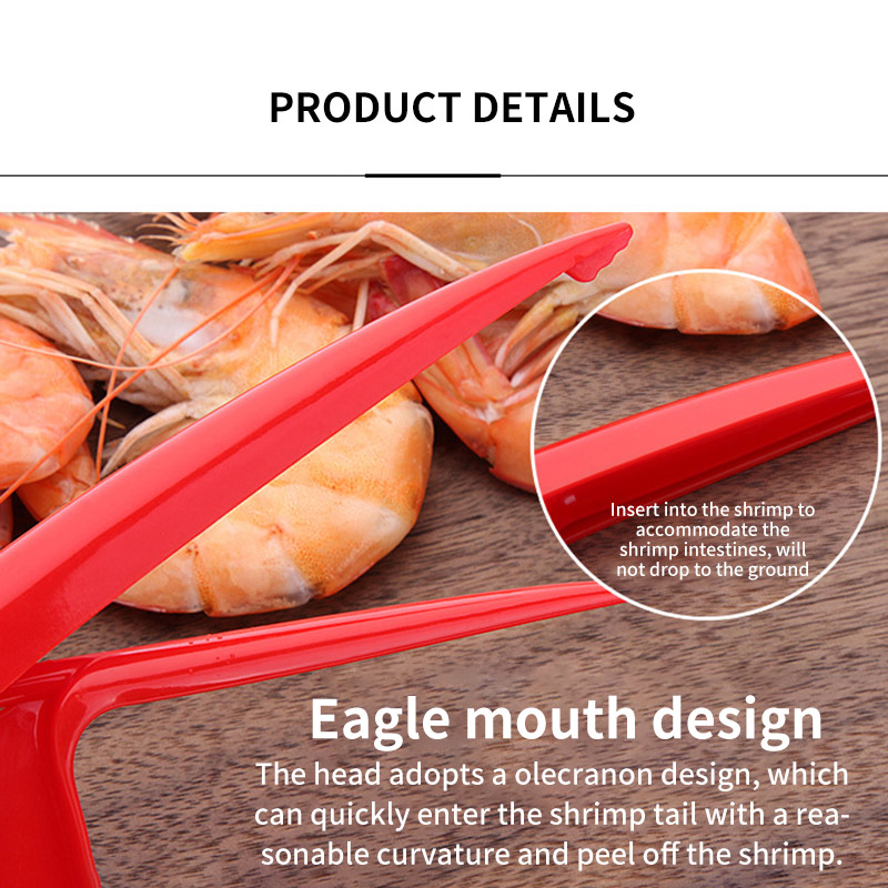 Dụng cụ bóc vỏ tôm tiện lợi