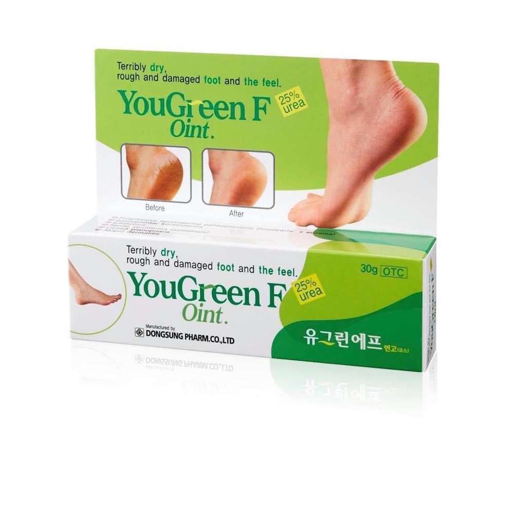 Kem trị nứt gót chân Hàn quốc YouGreen F Oint