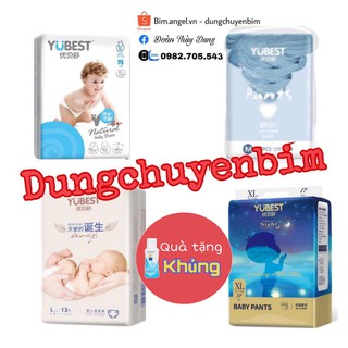 Bỉm YUBEST Angel / Gold / Night / Natural nội địa Trung Quốc quần / dán đủ size S132, S90, M108, M84, L96, L78