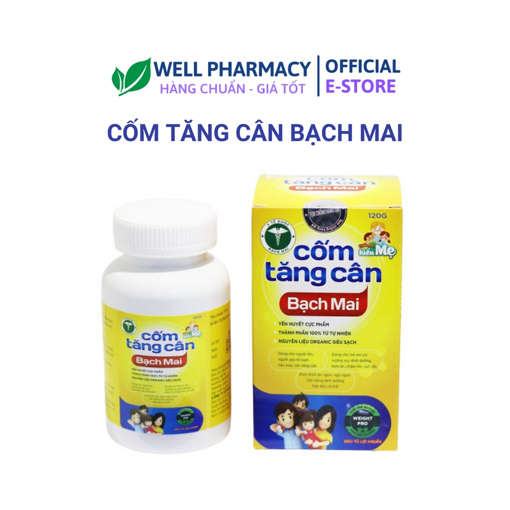 CỐM TĂNG CÂN BẠCH MAI DỄ DÙNG CHO MỌI LỨA TUỔI