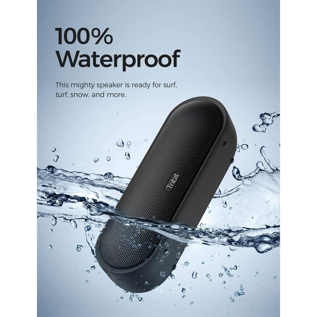 Loa Bluetooth Tribit MaxSound Plus Hàng Chính Hãng | Chống nước IPX7, Công Suất 24W, Pi