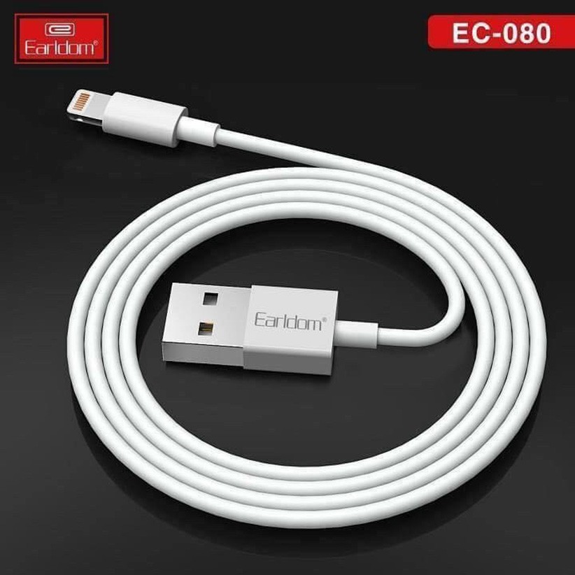 Cáp Sạc Nhanh 5A EARLDOM EC-080 Power Line 1M Đầu Micro Usb, Type-C, Lightning Cho Điện Thoại USB Siêu Bền