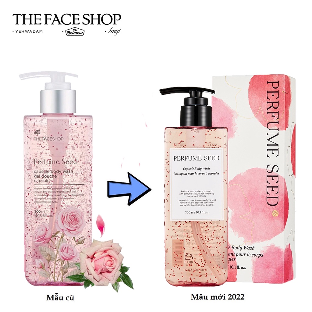SỮA TẮM HƯƠNG NƯỚC HOA PERFUME SEED CAPSULE BODY WASH THE FACE SHOP 300ML