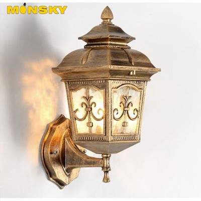 Đèn tường MONSKY OLAP cổ điển trang trí nội, ngoại thất kèm bóng LED (đèn tường 270).