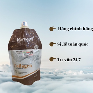 Kem ủ tóc Karseell Maca Power Collagen 500ml phục hồi hư tổn , kèm ảnh thật LOẠI 1 có tem
