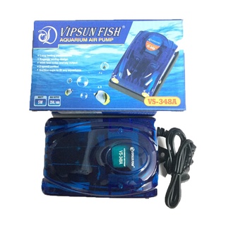 Máy sủi khí oxy 2 vòi vipsun vs-348a - cho hồ cá, bể cá cao cấp