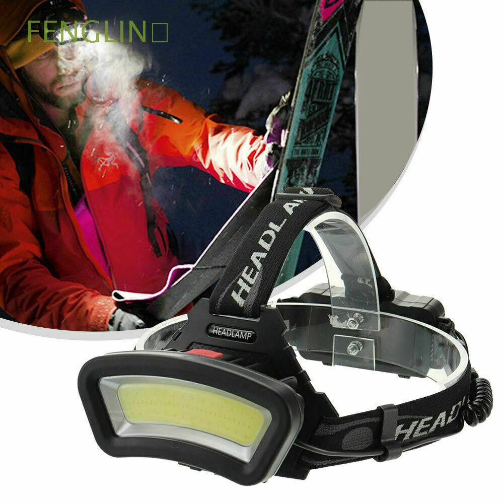 FENGLIN💐 Wide Angle COB Headlight For Fishing Caving Head Flashlight Outdoor Camping Headlamp Helmet  Lantern USB Rechargeable Waterproof 1000LM Lamp LED Night Lighting Front Flash Lights