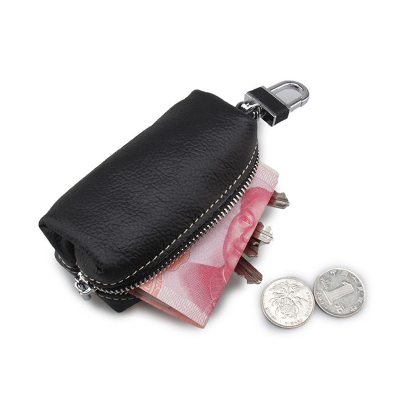 Ví Da Đựng Thẻ / Móc Khóa Xe Hơi Nhỏ Gọn Tiện Dụng Cho Nam