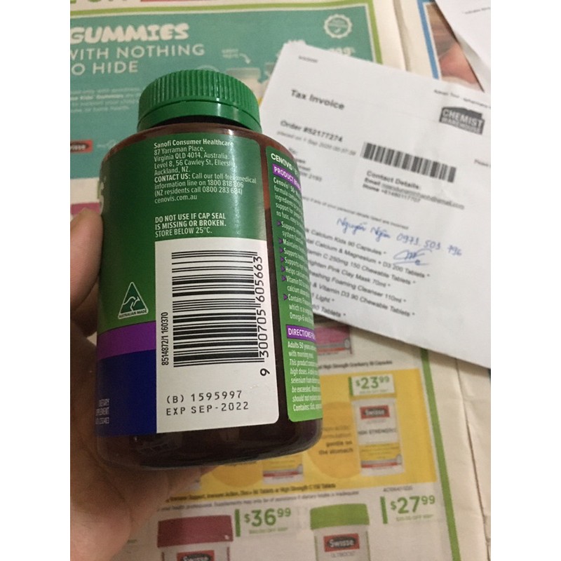 VIÊN UỐNG BỔ SUNG VITAMIN CHO NGƯƠIF LỚN TRÊN 50 TUỔI Cenovis 50+ Multi 50 viên | Thế Giới Skin Care