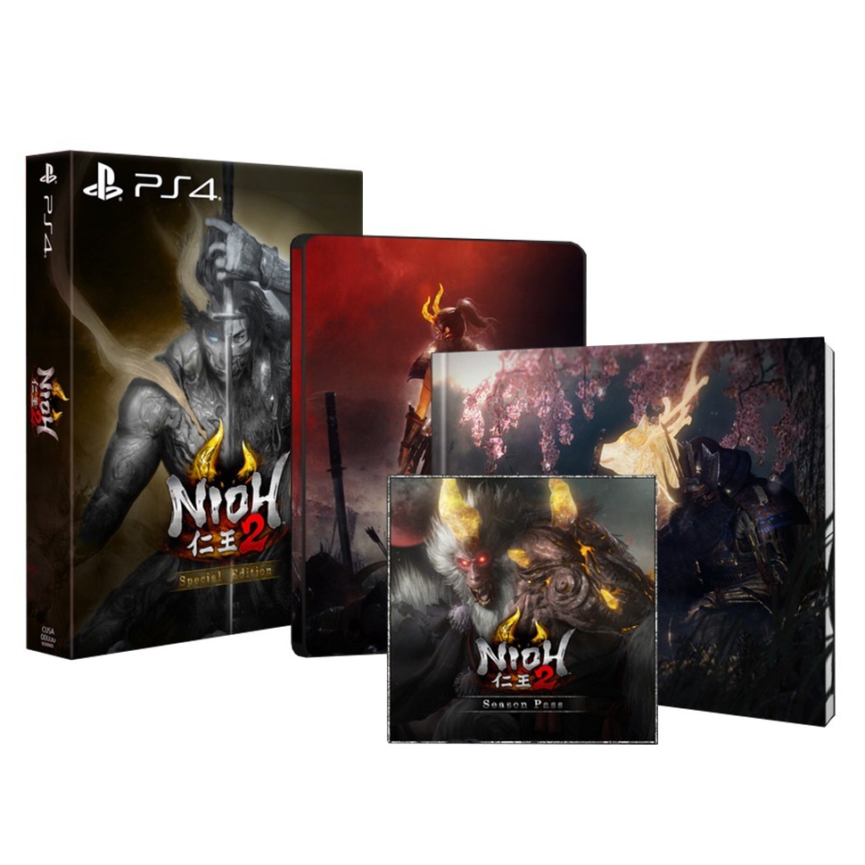 Đĩa game ps4 Nioh 2 steelbook