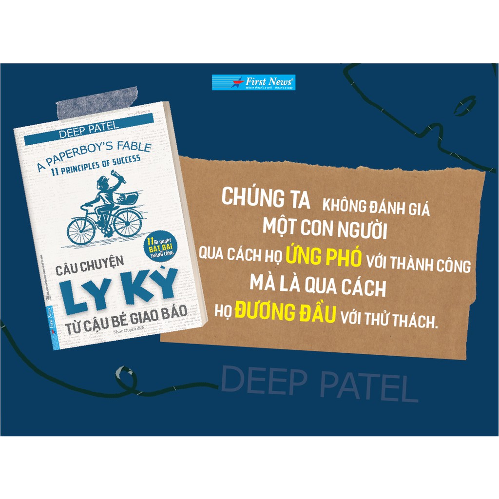 Sách - Câu Chuyện Ly Kỳ Từ Cậu Bé Giao Báo (11 Bí Quyết Bất Bại Để Thành Công) - First News  - FIN