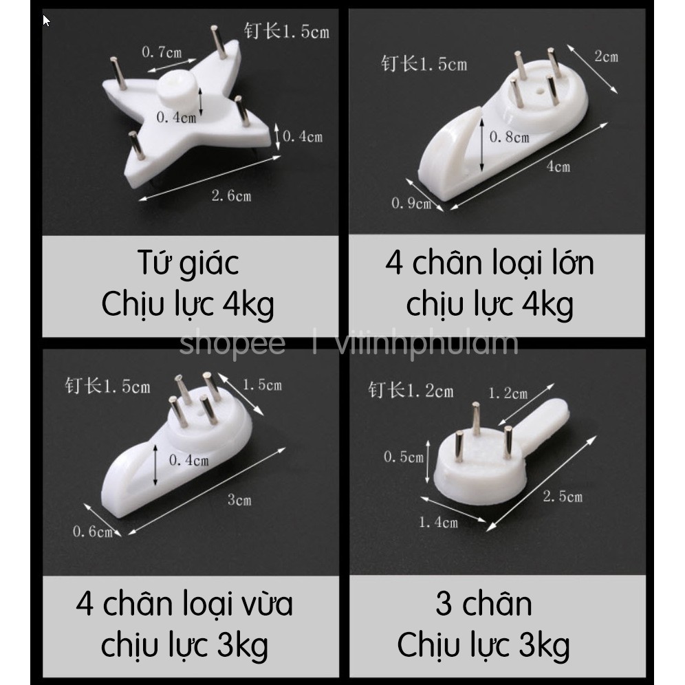 [HCM - GRAB]  BỊCH 1000 đinh 3 chân