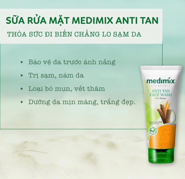 [CHÍNH HÃNG] SỮA RỬA MẶT ANTITAN MEDIMIX DƯỠNG ẨM DA 150ML