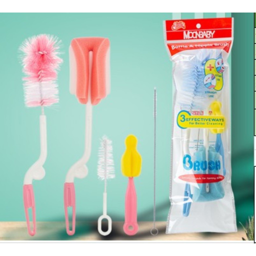 Sét 5 món cọ rửa bình sữa
