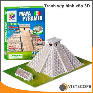 Bộ lắp ráp mô hình 3D Kim Tự Tháp Maya - MAYA PYRAMID - B668-5