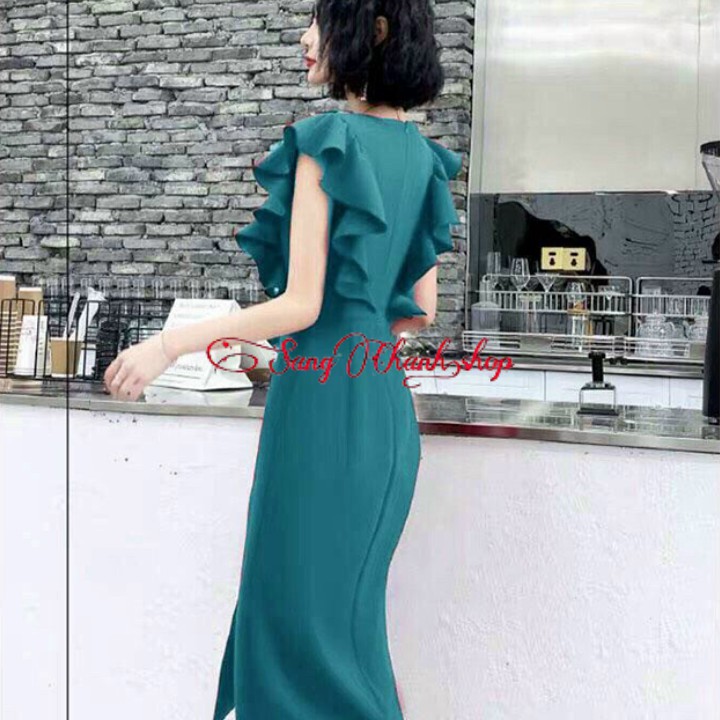 Đầm Sang Chảnh Hút Hồn | Đầm Ôm Phối Bèo Cánh Tiên Mẫu Hot 2020 Trend 2020 | BigBuy360 - bigbuy360.vn