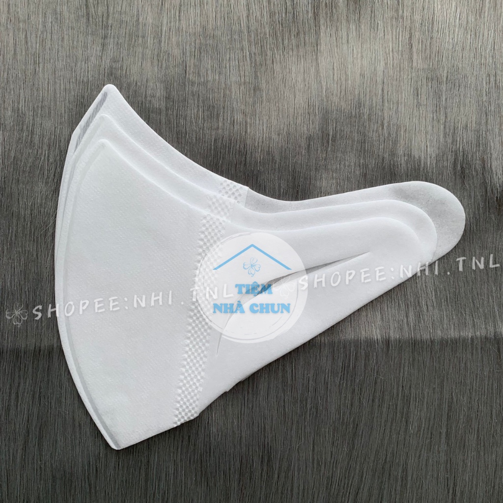 Full Size S, M, L Gói 5 Miếng Khẩu Trang Unicharm 3D Mask Virus Block / High Block Nhật Bản - NHI.TNL
