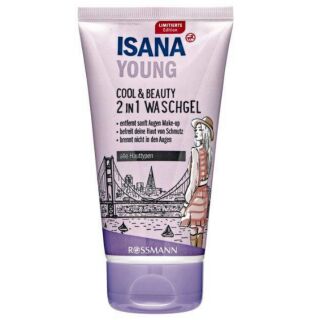 Sữa rửa mặt isana young cool & beauty 2 in 1