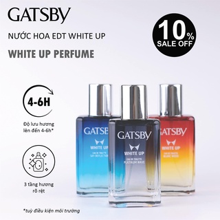 Nước hoa xịt unisex nam nữ Gatsby White Up 50ml lưu hương 6 giờ đa dạng mùi thơm dễ mang theo
