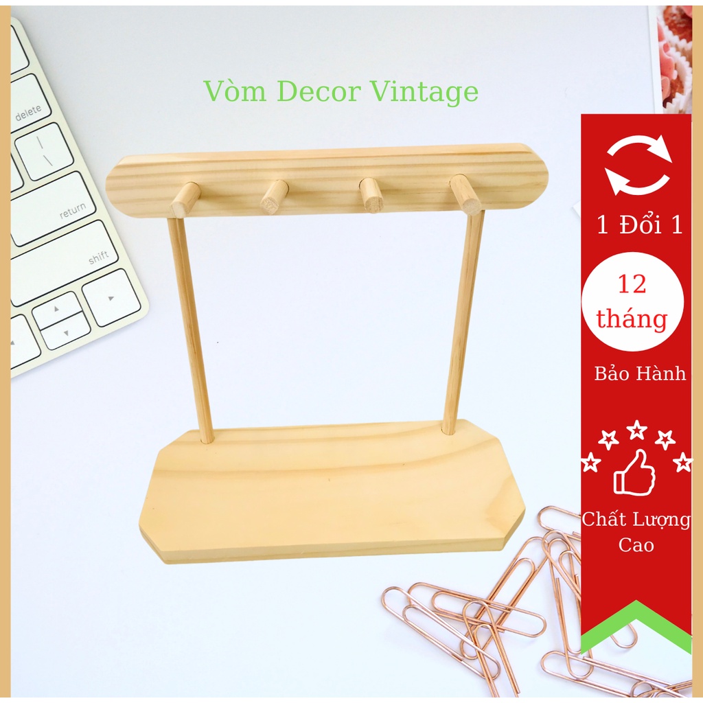 Đồ Trang Trí Đa Năng Gỗ Thông THƠM CAO CẤP CHỐNG MỌT - Nhập Khẩu Từ Mỹ - Móc Treo CHÌA KHÓA,  -VÒM DECOR
