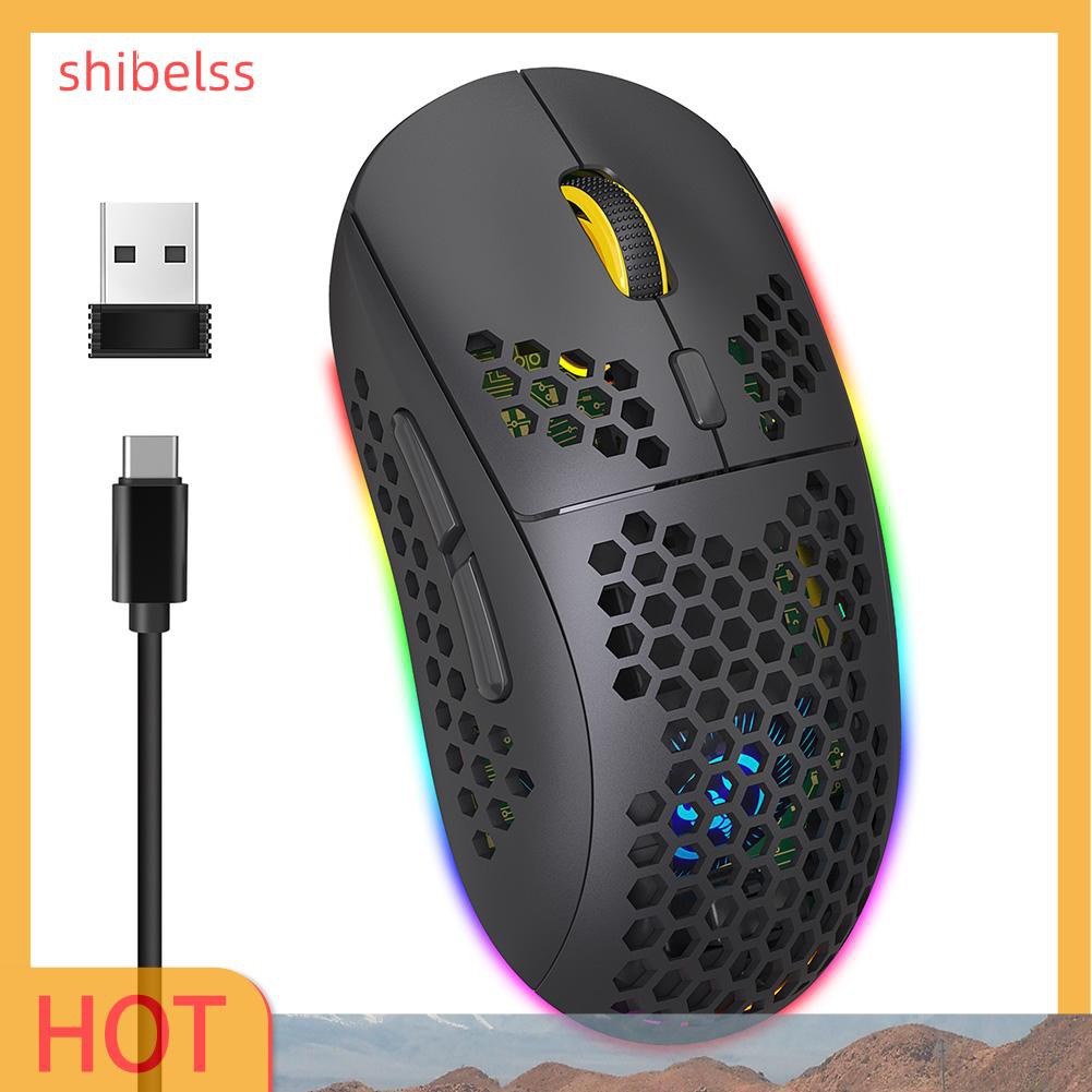 Chuột Bluetooth Không Dây Chơi Game Hxsj T90 2.4g Có Thể Sạc Lại Dành Cho Pc