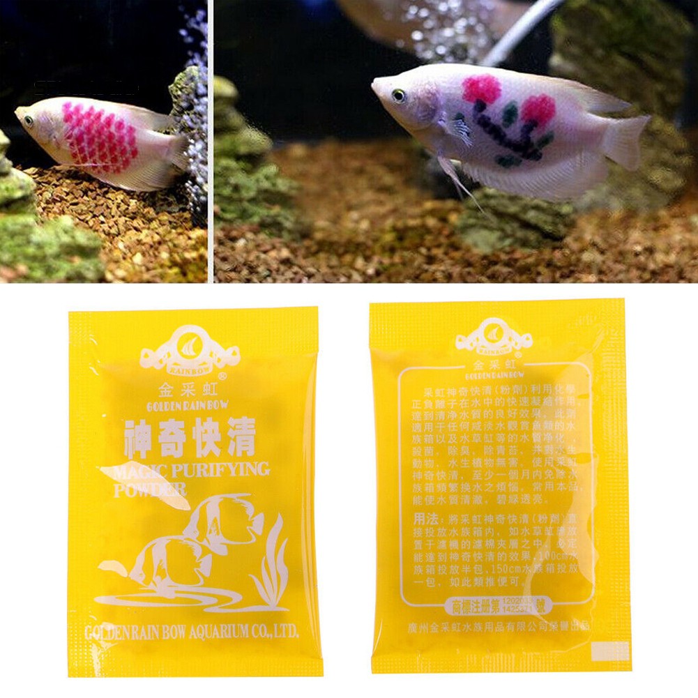 ✅Set 5 Bột Lọc Nước Bể Cá