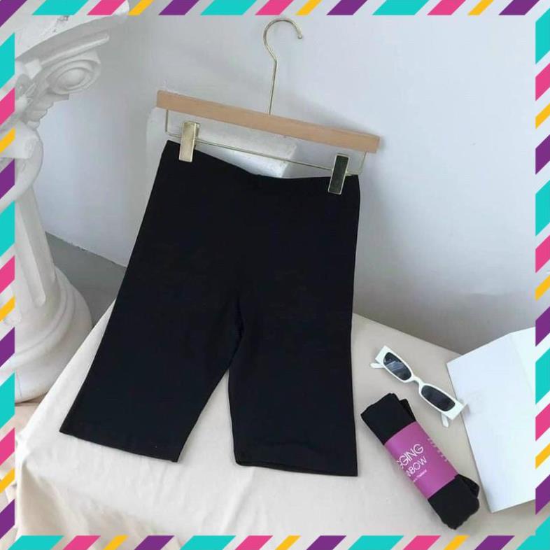 Quần Legging ngố💖 𝑭𝑹𝑬𝑬𝑺𝑯𝑰𝑷 💖 Quần Legging Lửng RAINBOW PEONYB Nữ Short đùi body dáng ôm màu đơn trơn, năng động thể tha | BigBuy360 - bigbuy360.vn