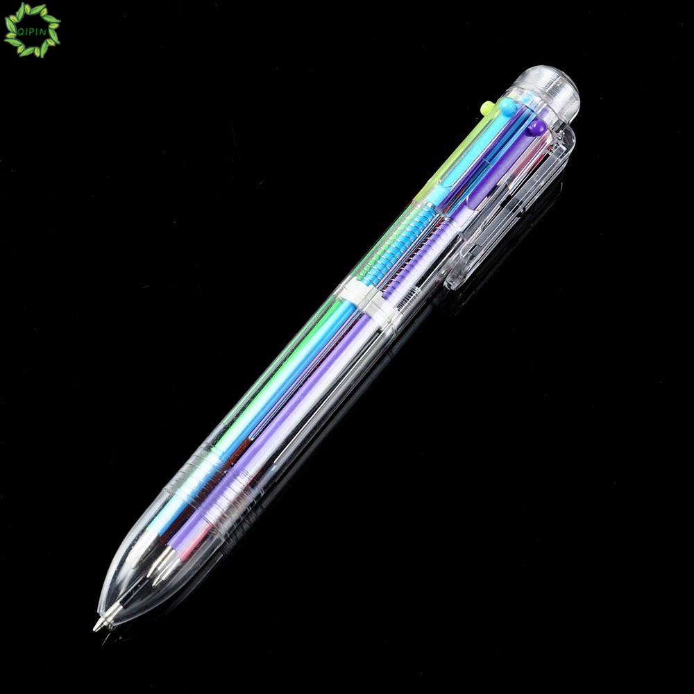 Bút Bi Nhiều Màu Thiết Kế 6 Trong 1 Tiện Lợi