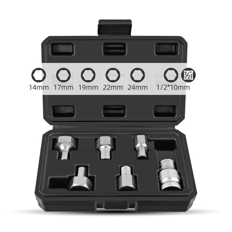 Bộ Ổ Cắm Cờ Lê Lục Giác Bằng Crom- Vanadium Chuyên Dụng Chất Lượng Cao