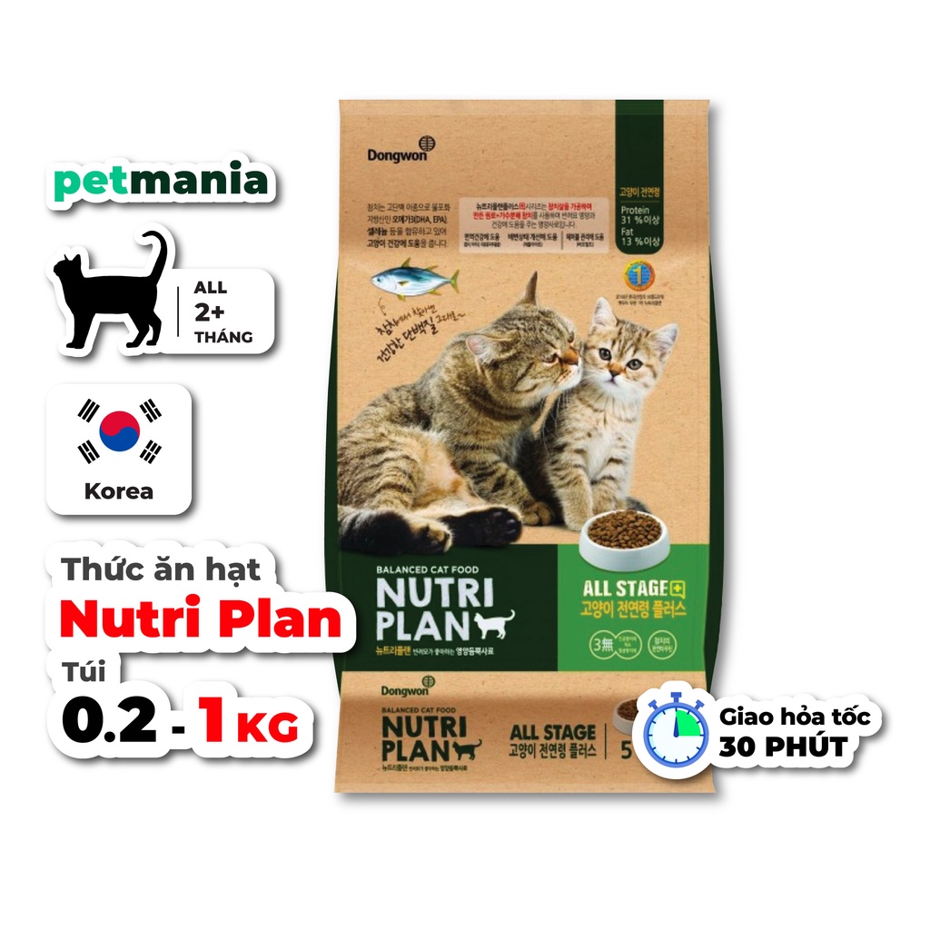 Nutri Plan All-Stage thức ăn hạt cho mèo mọi lứa tuổi