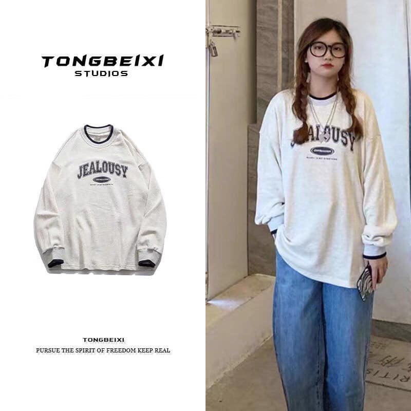 Áo Sweater Unisex Nam Nữ  In Chữ Jealousy Chất Nỉ Dày Mịn Ấm Áp -Chuu House- CH0088
