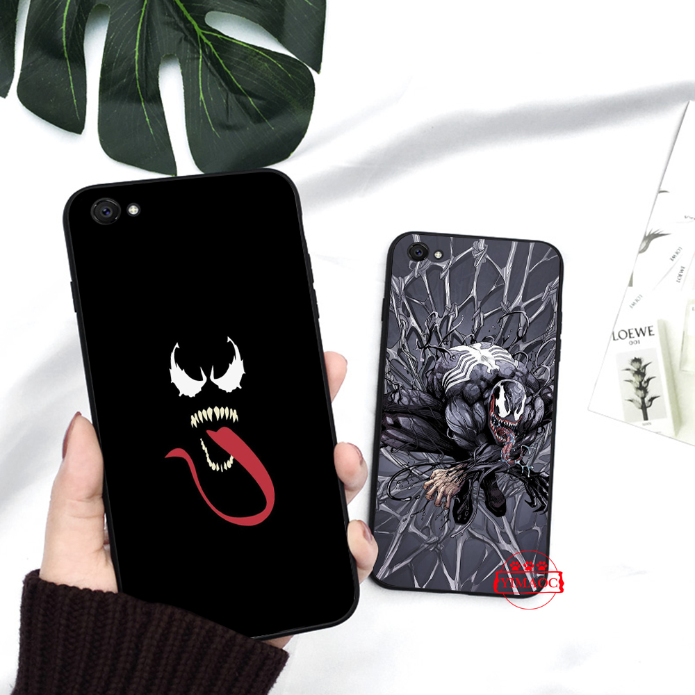 Ốp Lưng Điện Thoại Phối Hình Venom Dành Cho Oppo A15 A15S A54 A94 A95 F19 Plus Reno 5f Lite 326c