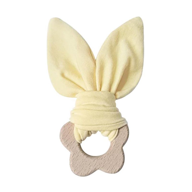 Đồ Chơi Gặm Nướu Hình Tai Thỏ Dễ Thương Cho Bé Sơ Sinh