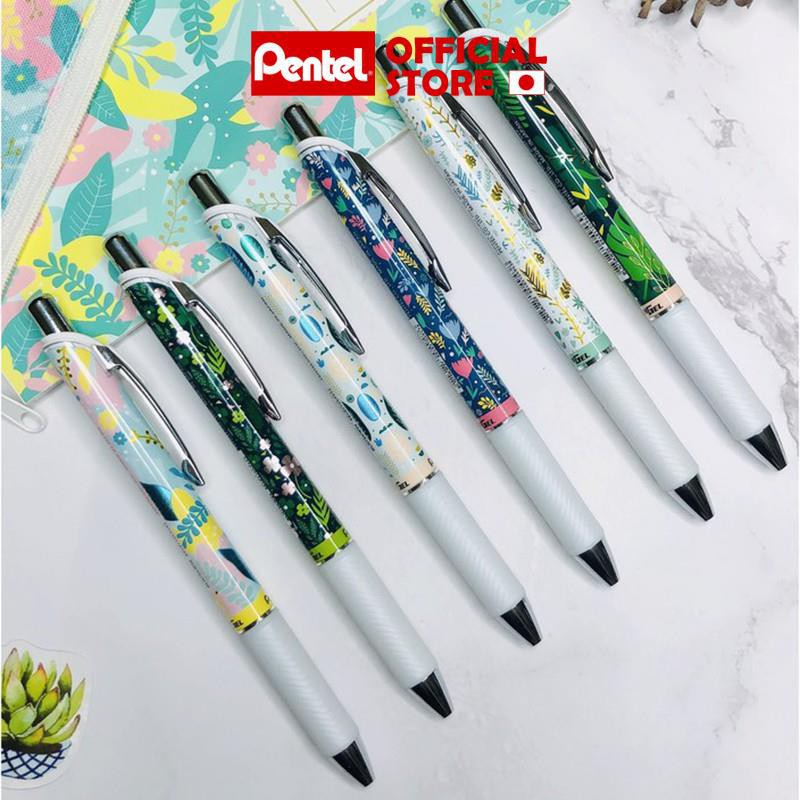 Bút Energel Kawwaii Pentel BLN75 KW 23-&gt;28 mực xanh 0.5mm