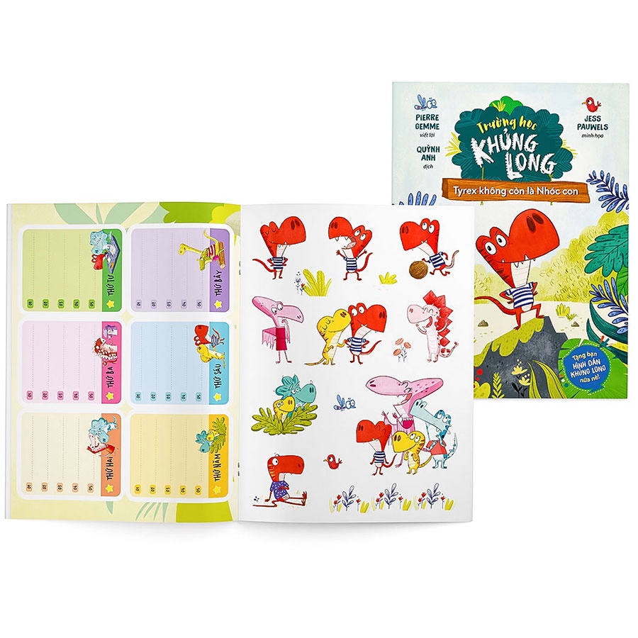 Sách - Tyrex không còn là nhóc con - Trường học khủng long