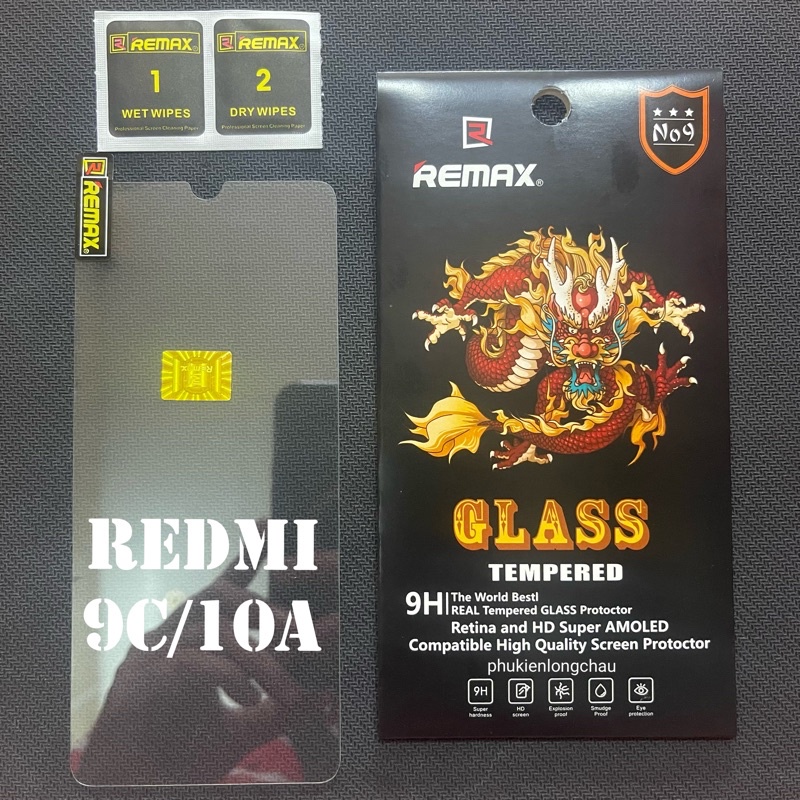 (R11)Miếng Dán Cường Lực Xiaomi Redmi 9c / 10a / Poco C31 Trong Suốt Chính Hãng Remax
