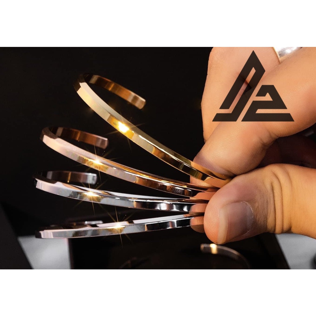 Vòng Tay Titan v1 Classic cặp đôi Titanium 316L unisex [Bảo hành 5 năm]