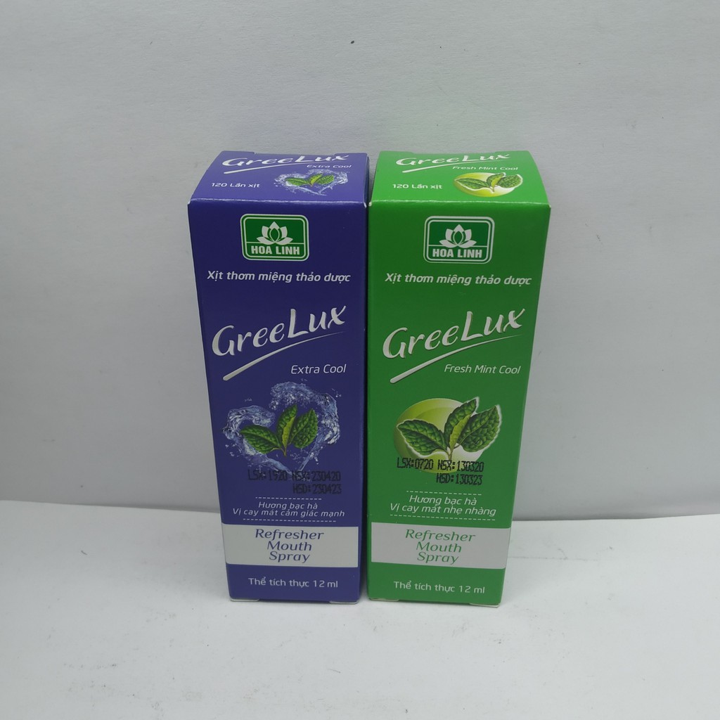Greelux Xịt thơm miệng thảo dược 12ml
