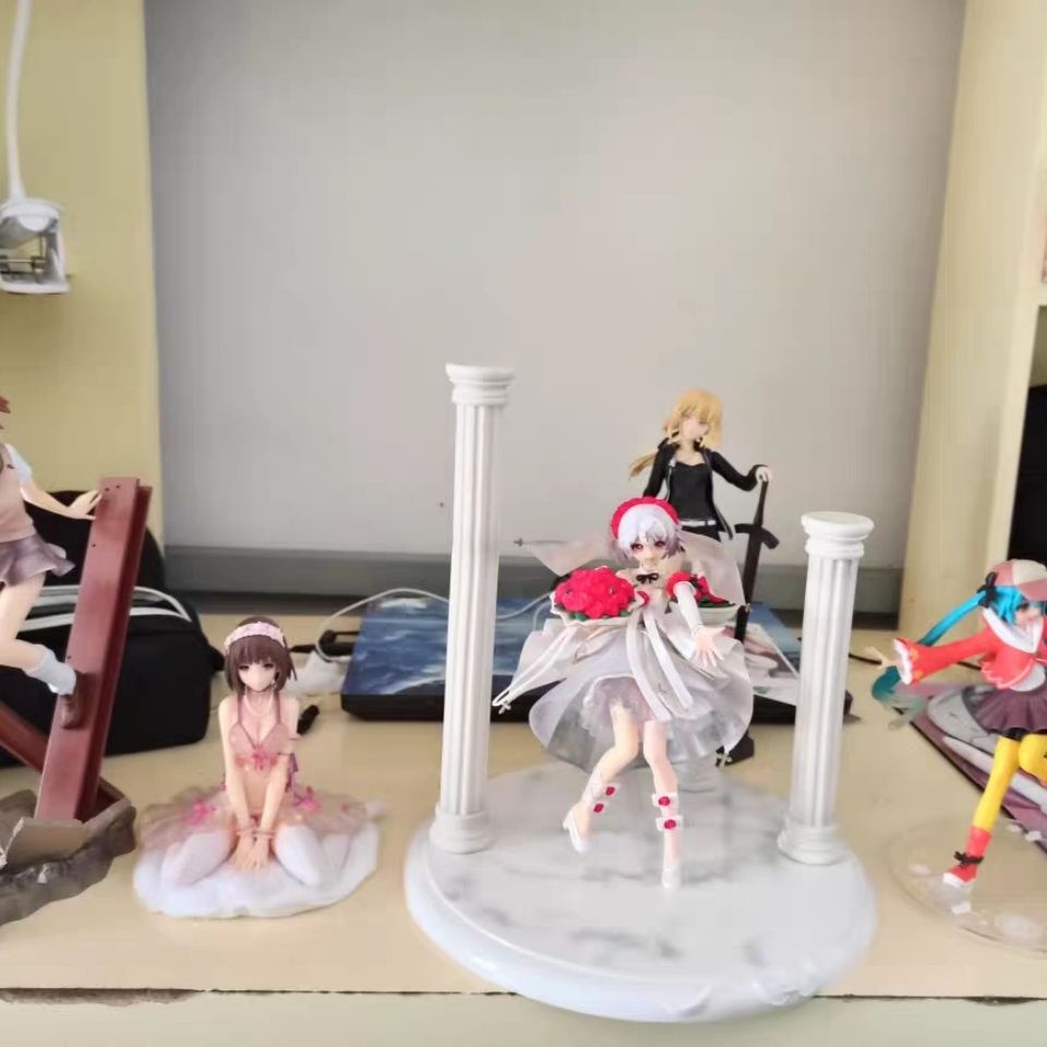 Túi phước lành hình anime, hộp mù, mô hình hình cô gái xinh đẹp, trang trí hai chiều