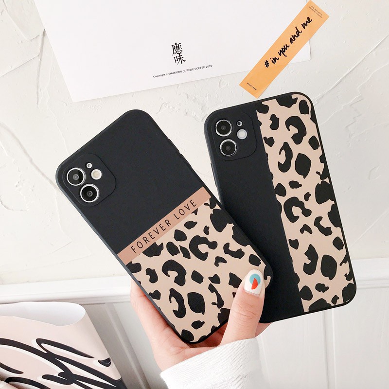 Ốp lưng iphone Da báo cạnh vuông BVC 6/6plus/6s/6splus/7/7plus/8/8plus/x/xs/11/12/pro/max/plus/promax Dastore T2