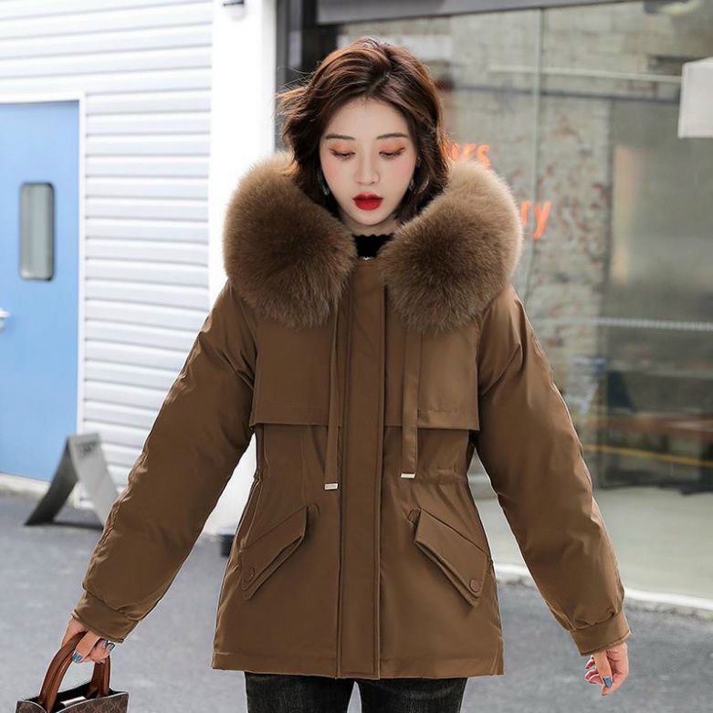 Áo khoác phao nữ hàng QCCC mới nhất 2022 paka lót lông QC vải nhăn mềm đẹp vintagevn | BigBuy360 - bigbuy360.vn