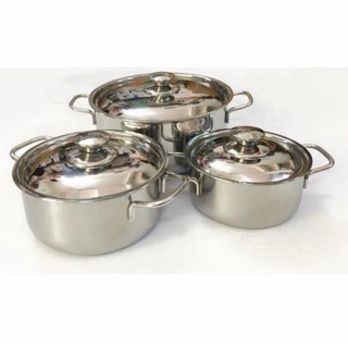 SALE_Bộ 3 xoong, nồi Sharp cao cấp.