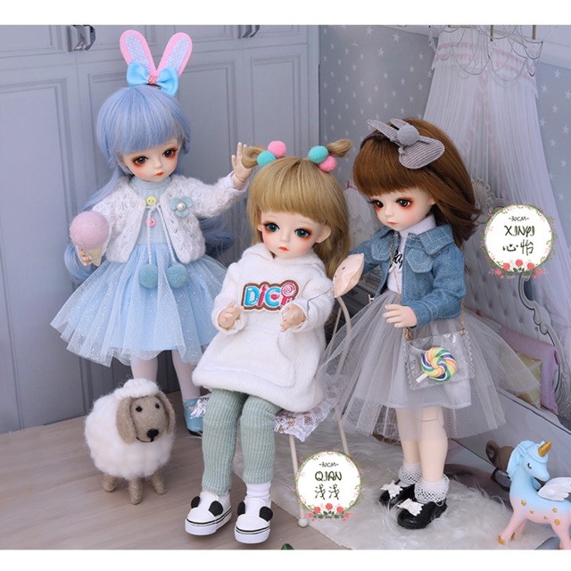 Búp bê doris bé 1/6 ( tặng kèm 1 váy 120-150k)