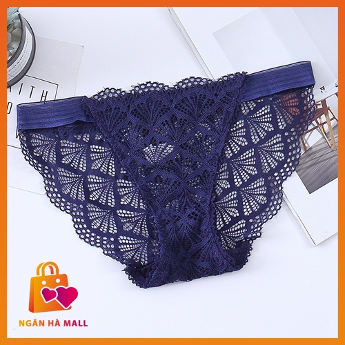 Quần lót ren cao cấp gợi cảm sexy Âu Mỹ, quần sịp xuyên thấu nóng bỏng và trong suốt dây hông