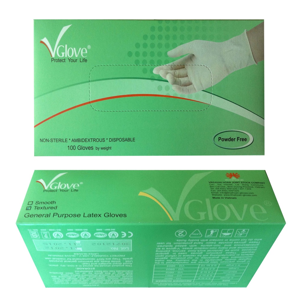 Găng Tay Cao Su Có Bột Dùng Khám Bệnh - Kiểm Tra - Bảo Vệ Tay - Tránh Tiếp Xúc - Hộp 50 Đôi - Giá Rẻ Vô Địch