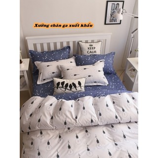 set chăn ga bóng đèn phối ga cung hoàng đạo