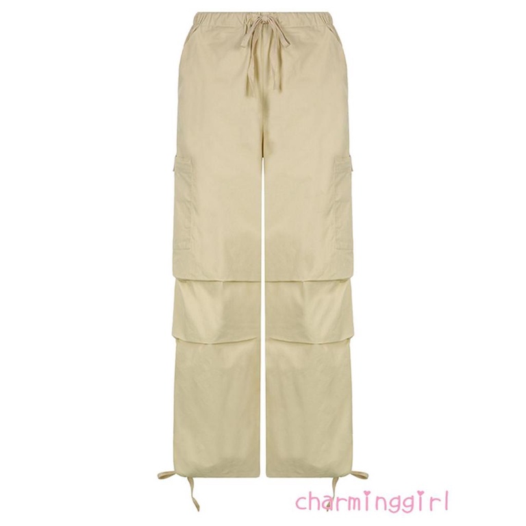 Quần ống rộng Màu Sắc Đơn Giản Thời Trang Cho Nữ