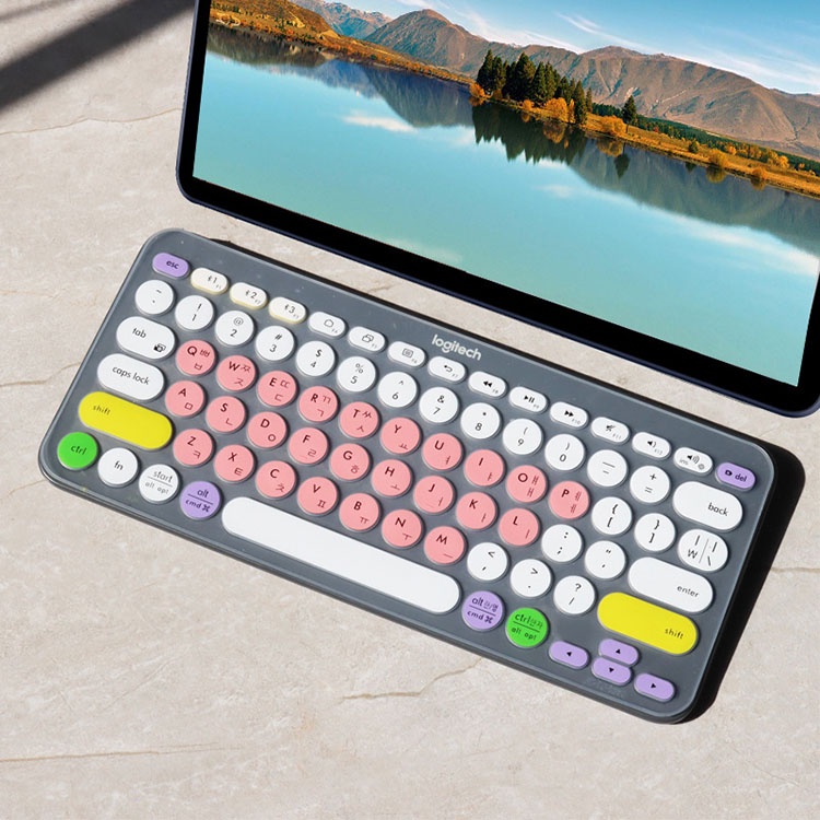 Bàn Phím Bluetooth Không Dây Logitech K380 Phong Cách Hàn Quốc / Hàn Quốc