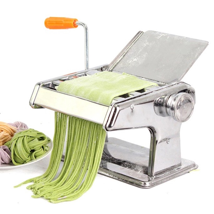 Máy cán bột mì, cán vỏ bánh, cắt mì 3 lưỡi dao